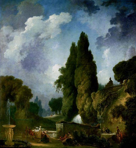 Jean-Honore Fragonard Blindekuhspiel oil painting picture